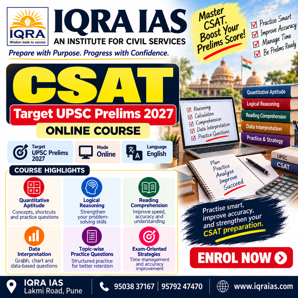 CSAT Target UPSC Prelims 2027